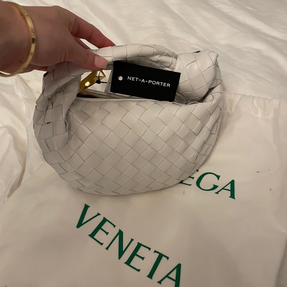 Bottega Veneta Jodie Mini Intrecciato knot hobo bag
